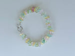 Acrylic Glass Inspired Bead Bracelet, Large