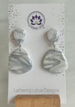 Italian Marble Inspired Earrings