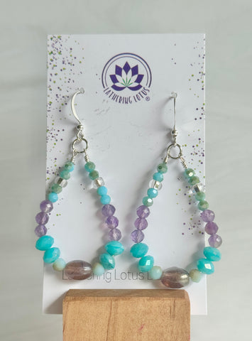 Teardrop Beaded Earrings