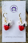 Dog & Heart Dangle