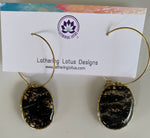 Black Marble Earring Collection