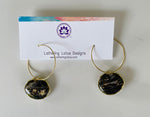 Black Marble Earring Collection
